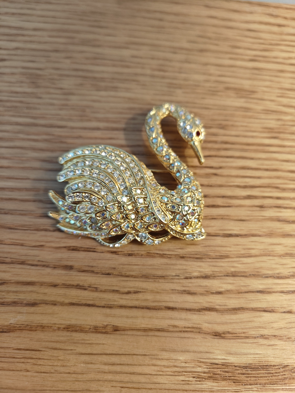 Vintage Nolan Miller "Signature Swan"  brooch pin